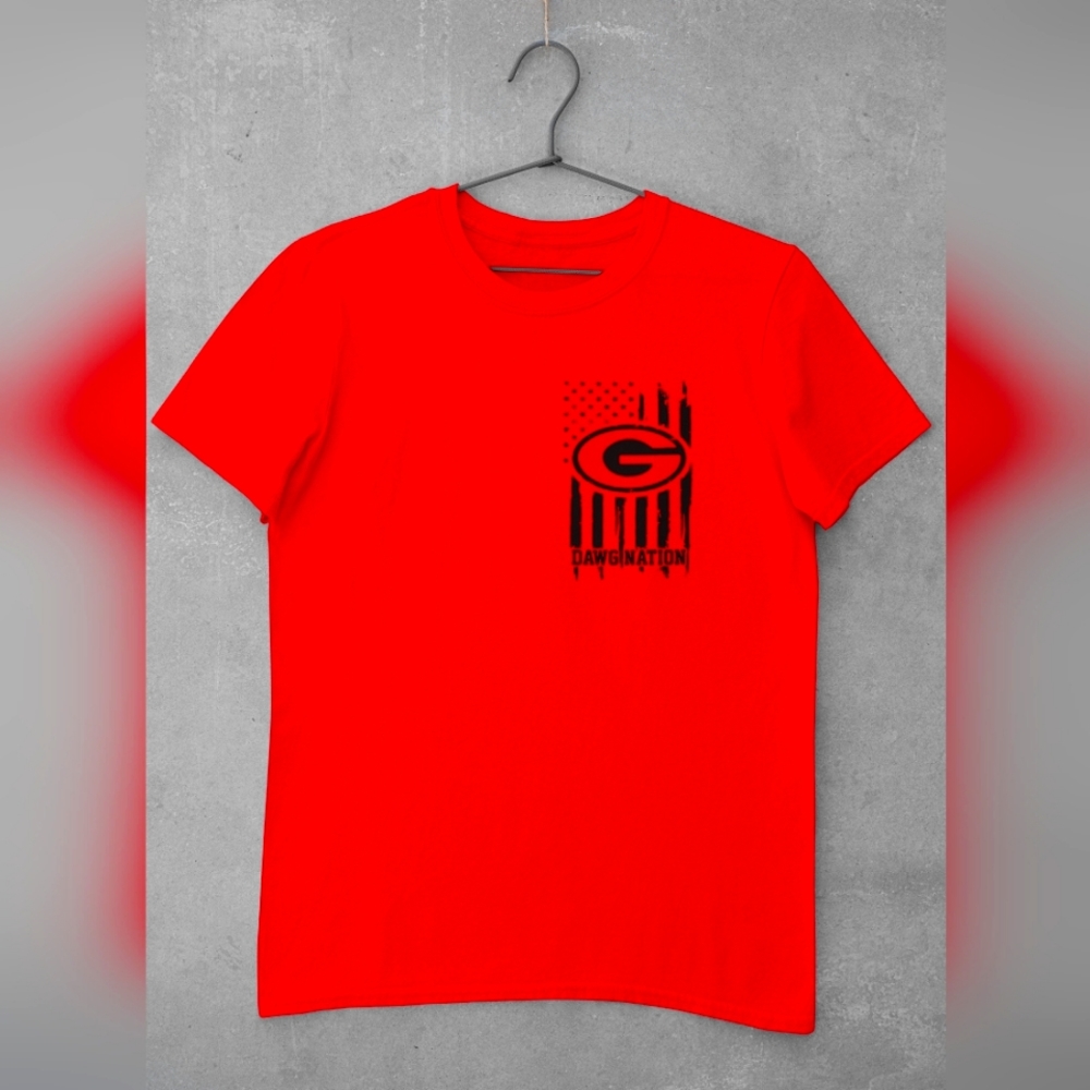 Red Ga flag shirt
